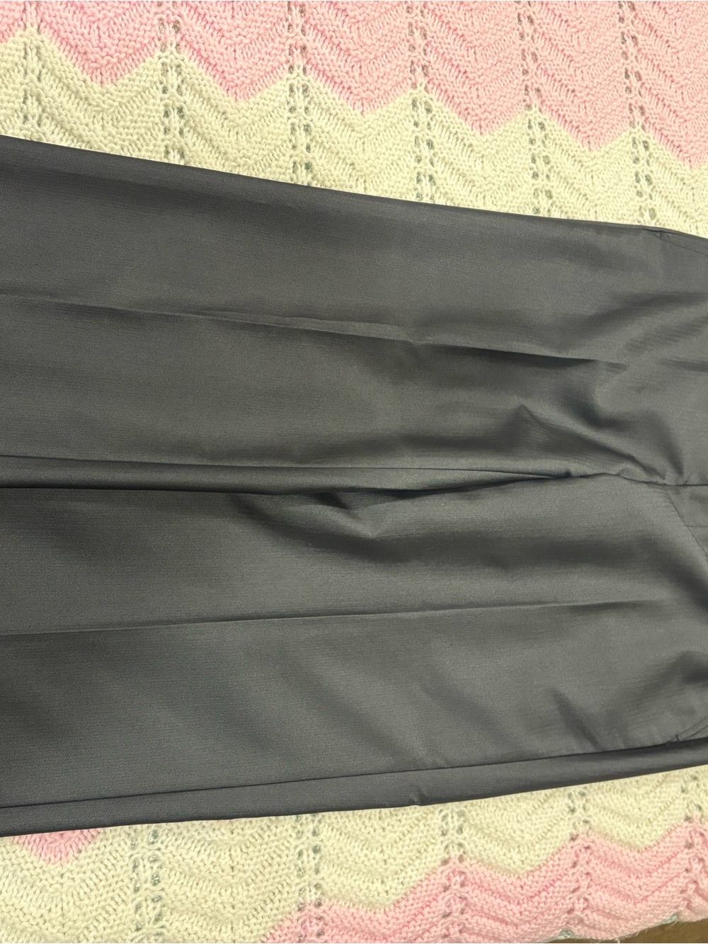 le château Black Dress Pants with Branded Waistband